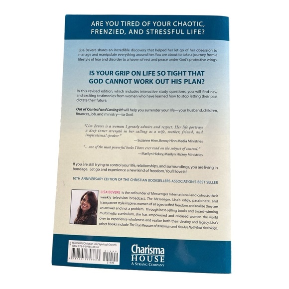 Out of Control and Loving It Giving God Complete Control by Lisa Bevere - Picture 2 of 6